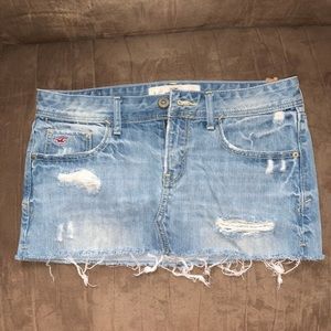 Hollister denim skirt size 26